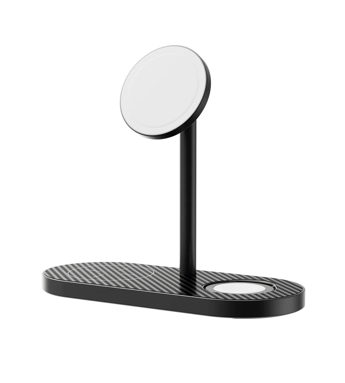 KUXIU X23 Pro 3-in-1 MagSafe 듀얼코어 고속 충전 스탠드 - 탄소 섬유