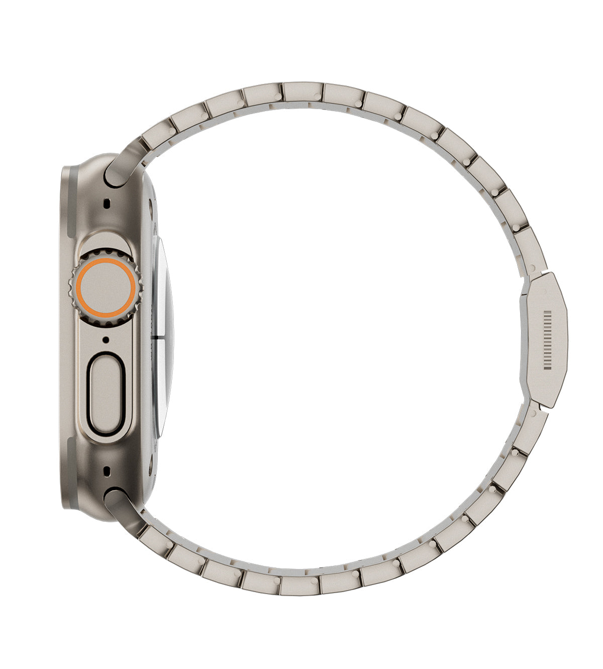 KUXIU Tali Apple Watch Magnetik Titanium Semula Jadi