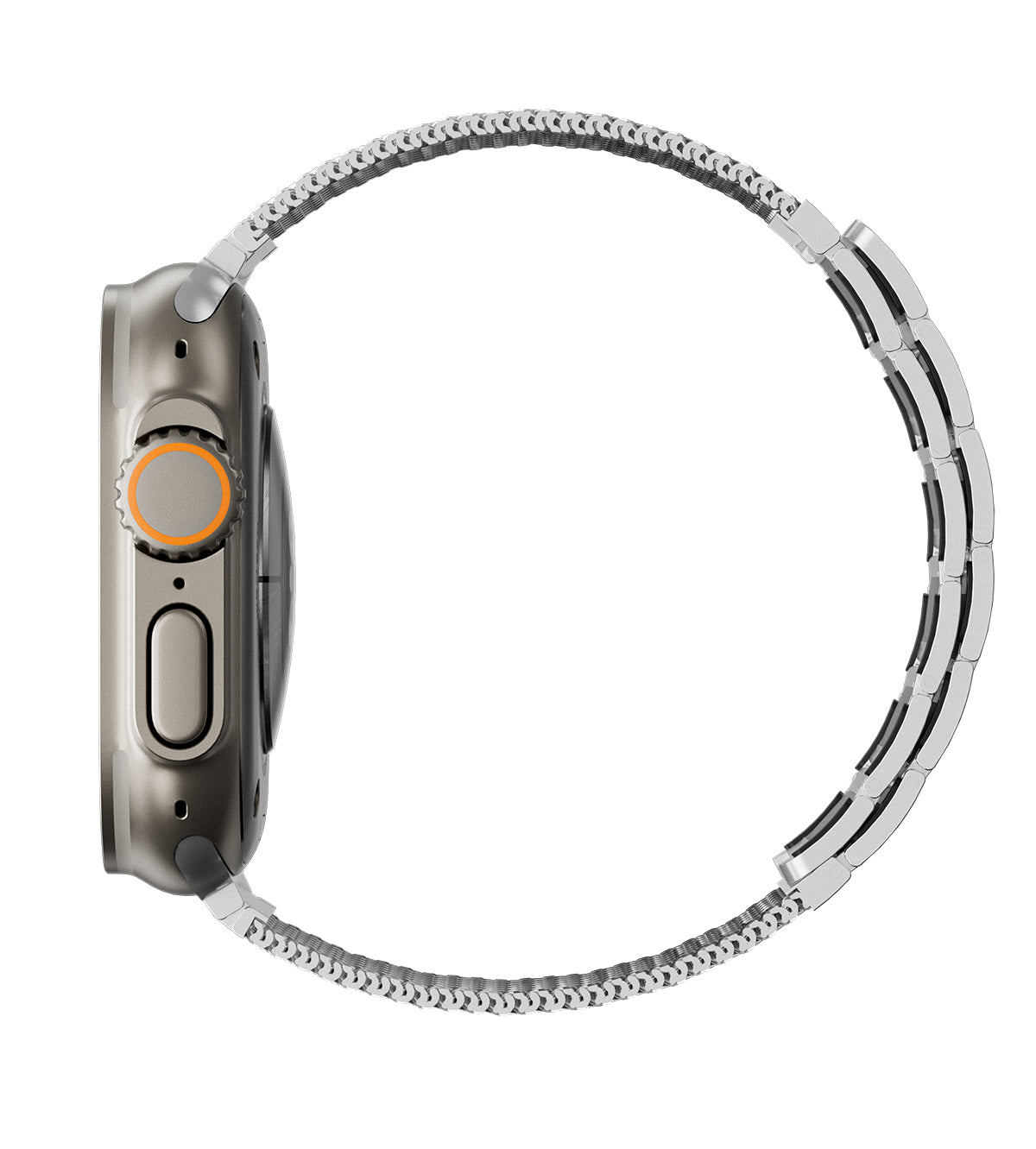 KUXIU Naturalna stal nierdzewna magnetyczna bransoleta do Apple Watch