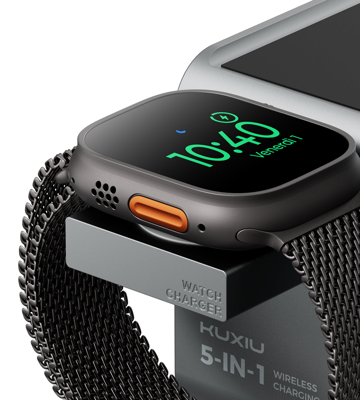 KUXIU D5 Qi2.2 25W 5-in-1 Wireless Charging Station