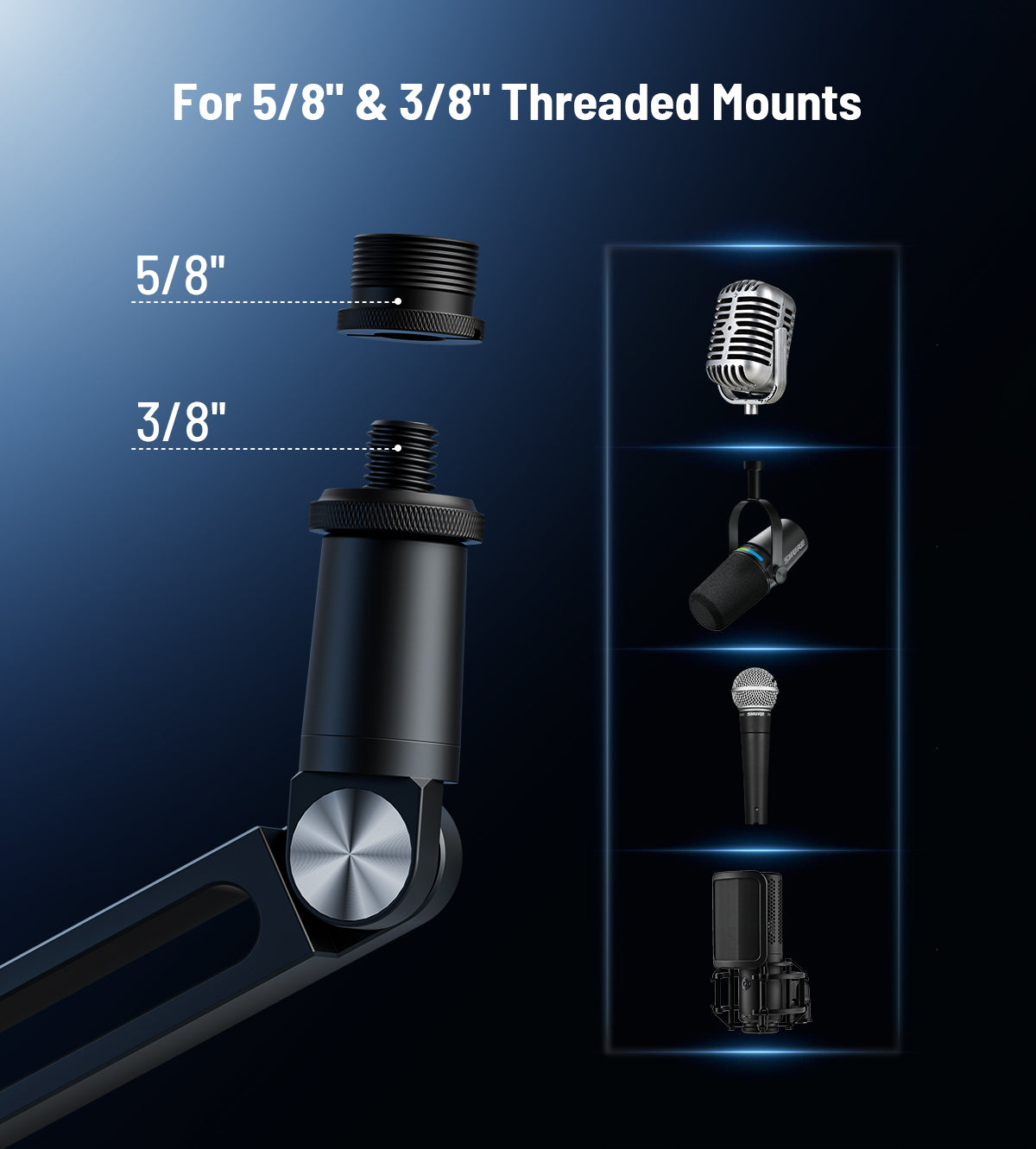 KUXIU X37 Foldable Mic Boom Arm