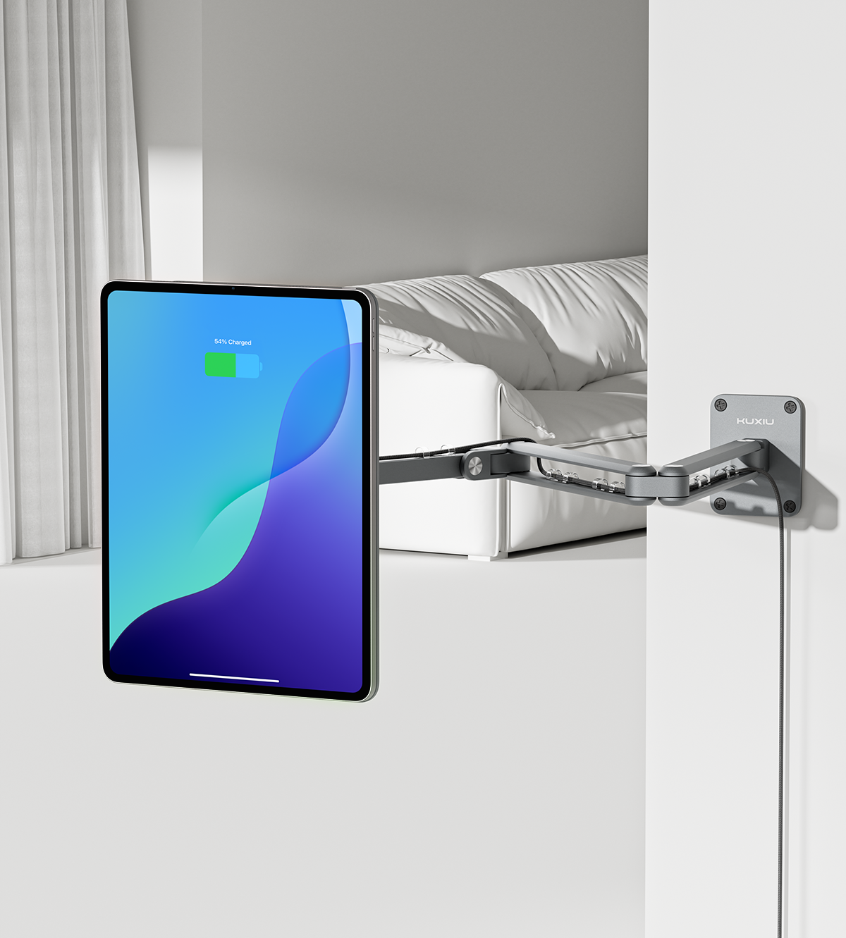 KUXIU X36W Pro MAX 자석 iPad 벽 장착 충전 거치대