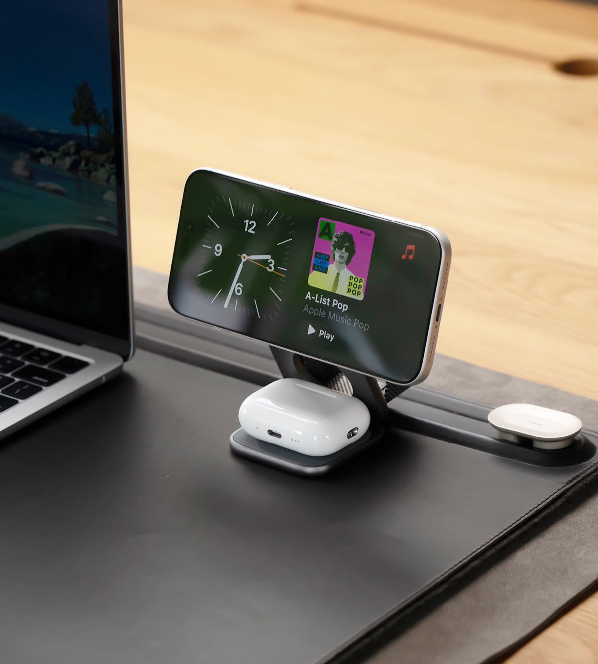 KUXIU X40 Turbo Skládací bezdrátová nabíječka 3-v-1 MagSafe 25W, certifikovaná Qi2.2 - Šedá