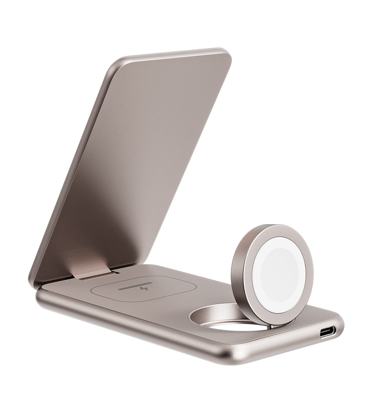 KUXIU X41Q Qi2 Certificado Soporte de Carga Plegable 3 en 1 MagSafe
