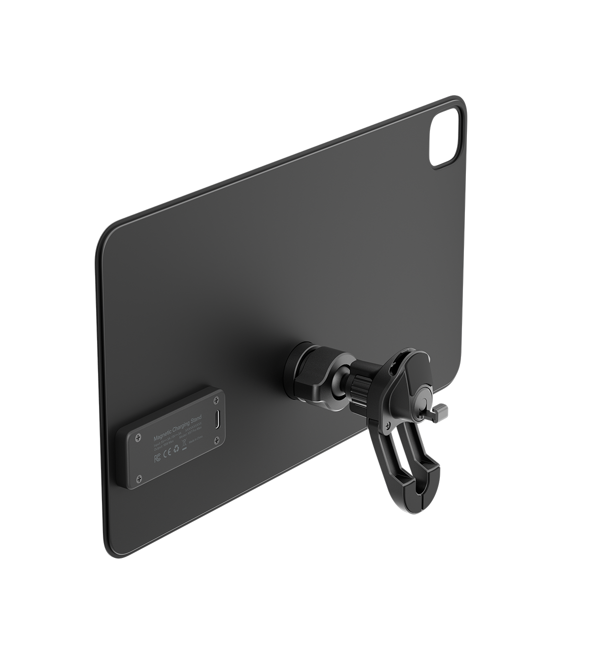 KUXIU X97 Pro MAX Soporte Magnético para iPad con Carga para Reposacabezas de Coche y Ventilación de Aire