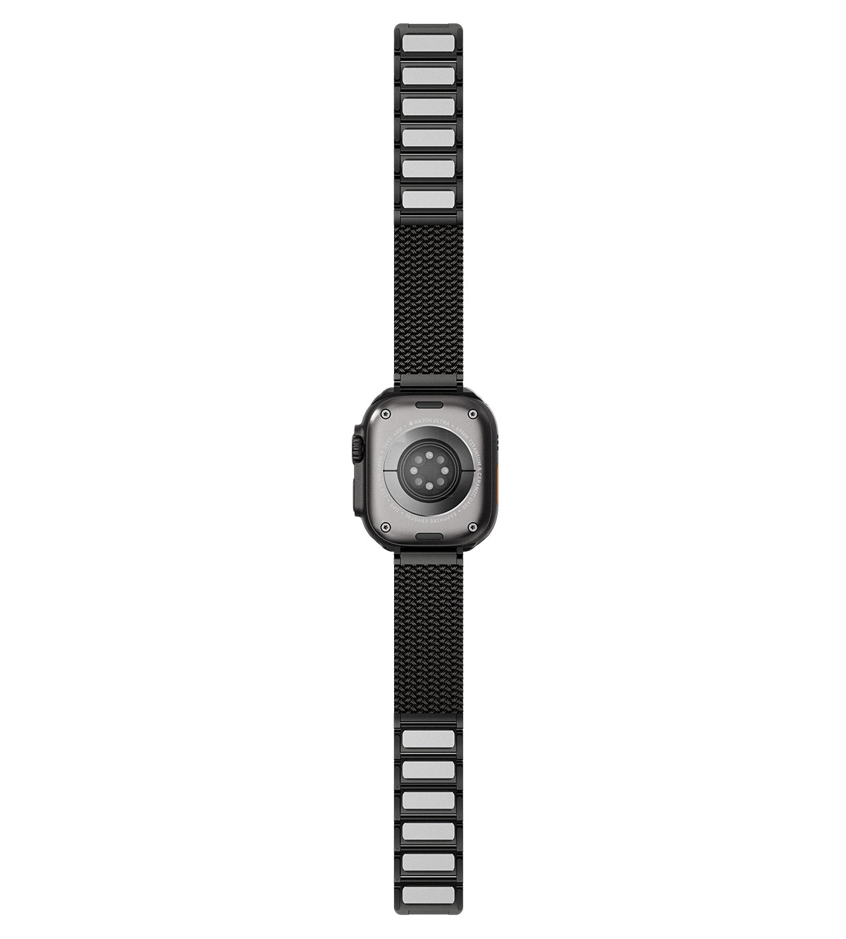 KUXIU Czarny stal nierdzewna magnetyczny pasek do Apple Watch