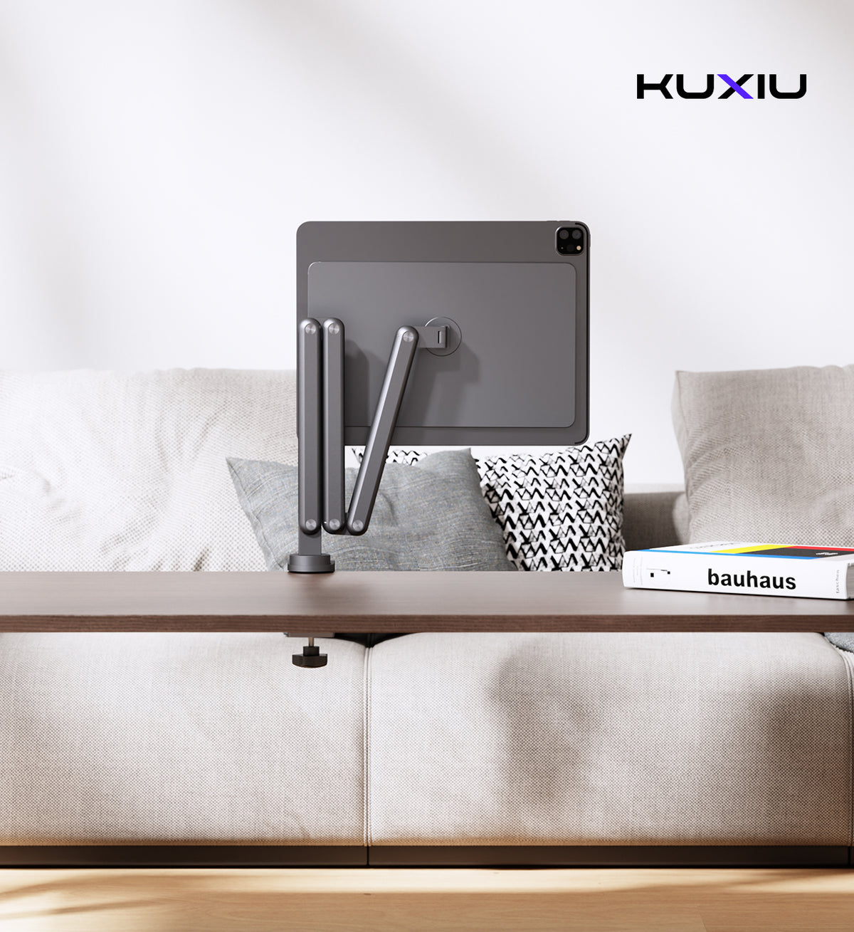 	KUXIU X36 Soporte Magnético Flexible y Plegable para iPad - Gris Espacial