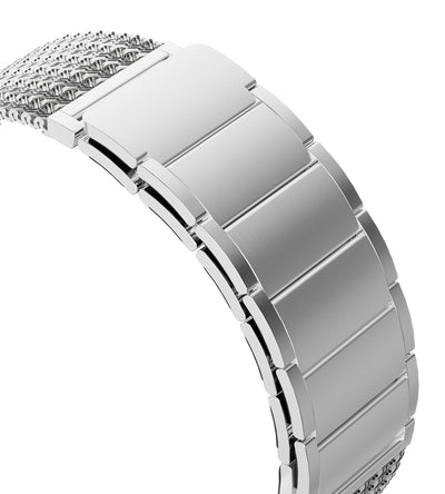 KUXIU Naturalna stal nierdzewna magnetyczna bransoleta do Apple Watch