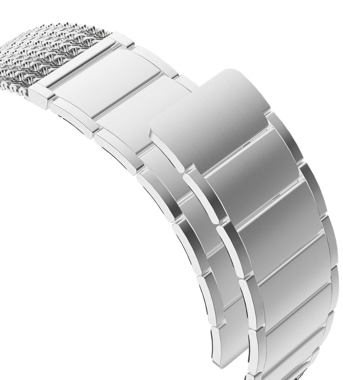 KUXIU Naturalna stal nierdzewna magnetyczna bransoleta do Apple Watch
