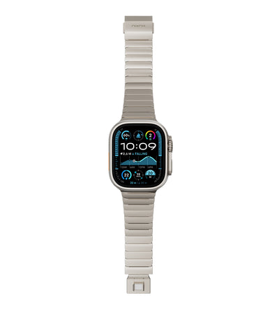 KUXIU Tali Apple Watch Magnetik Titanium Semula Jadi
