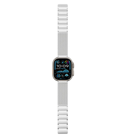 KUXIU Naturalna stal nierdzewna magnetyczna bransoleta do Apple Watch