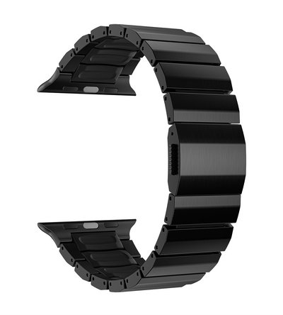 KUXIU Titanium Alloy Watch Band with Magnetic Clasp – Black