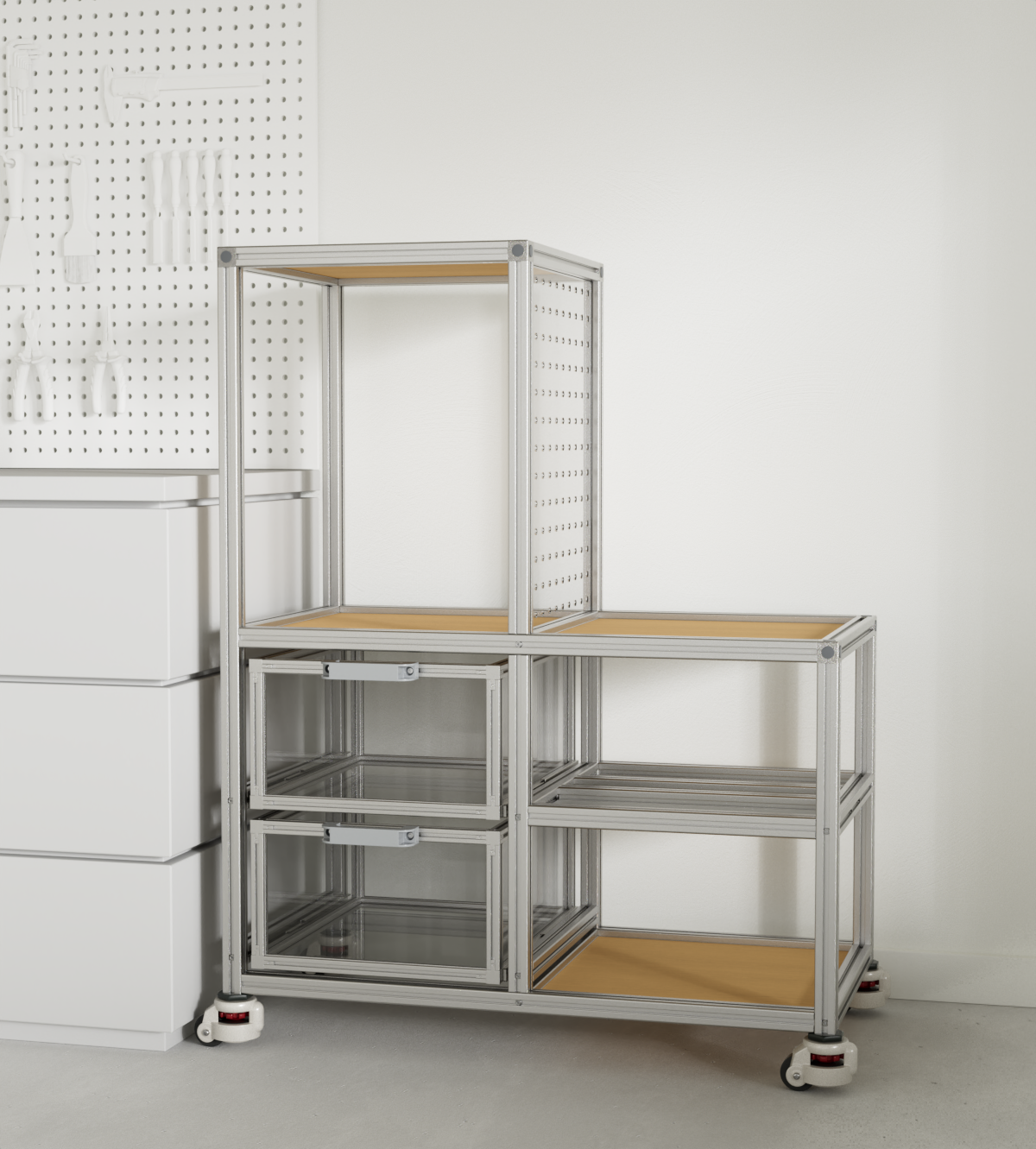 KUXIU BP22 Modular 3D Printer Workstation with Storage