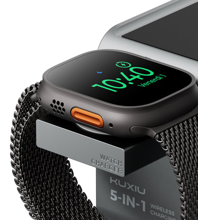 KUXIU D5 Qi2.2 25W 5-in-1 Wireless Charging Station
