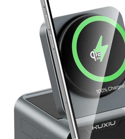 KUXIU D5 Qi2.2 25W 5-in-1 Wireless Charging Station
