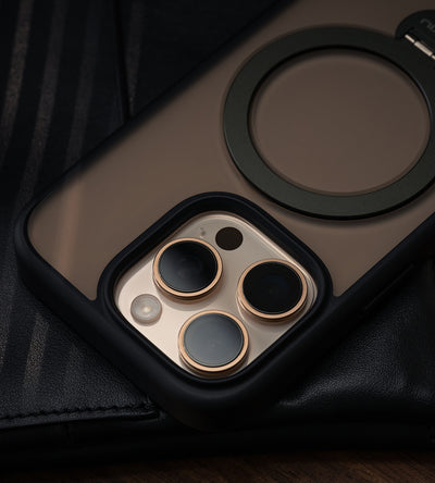 KUXIU Sarung Penyangga Fleksibel MagSafe Untuk iPhone - Hitam
