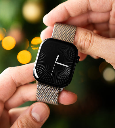 KUXIU Titanium Silk Magnetic Band for Apple Watch - Titanium