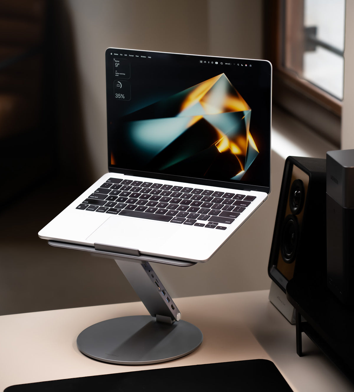 KUXIU X53 Ergonomischer Laptopständer mit integriertem 8-in-1-Hub