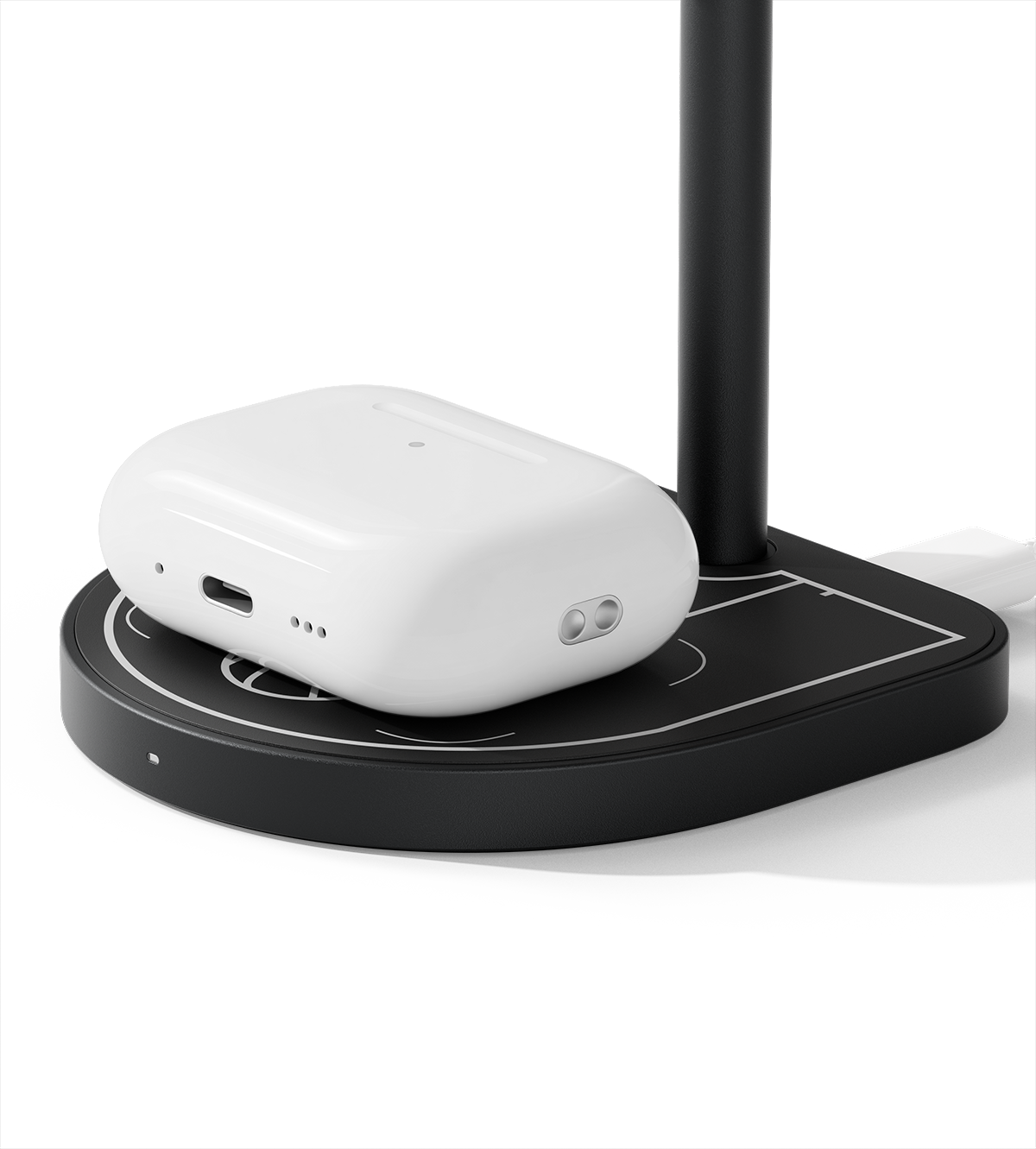 KUXIU X85 Turbo Qi2.2 25W 3-in-1 Creative Wireless Charging Station - Black