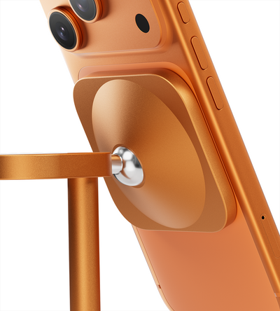 KUXIU X85 Turbo Qi2.2 25W 3-in-1 Creative Wireless Charging Station - Orange