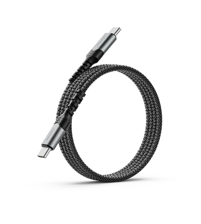 KUXIU Magnetyczny samopowijający się kabel 240W (USB-C do USB-C)