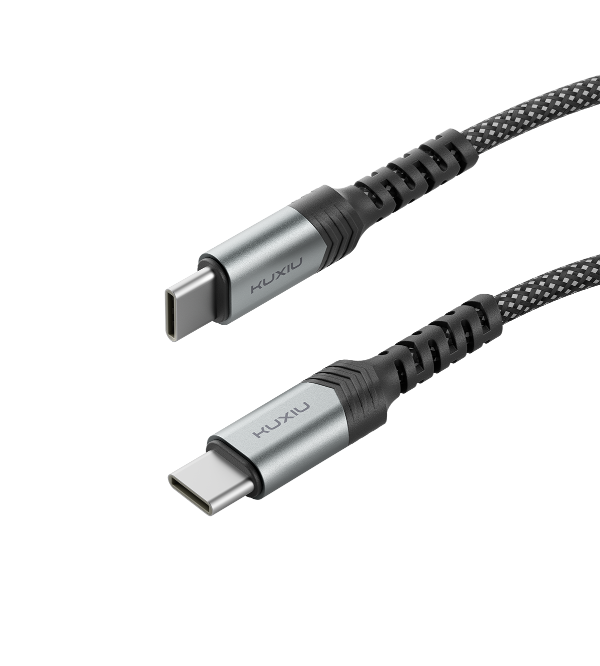 KUXIU Magnetyczny samopowijający się kabel 240W (USB-C do USB-C)