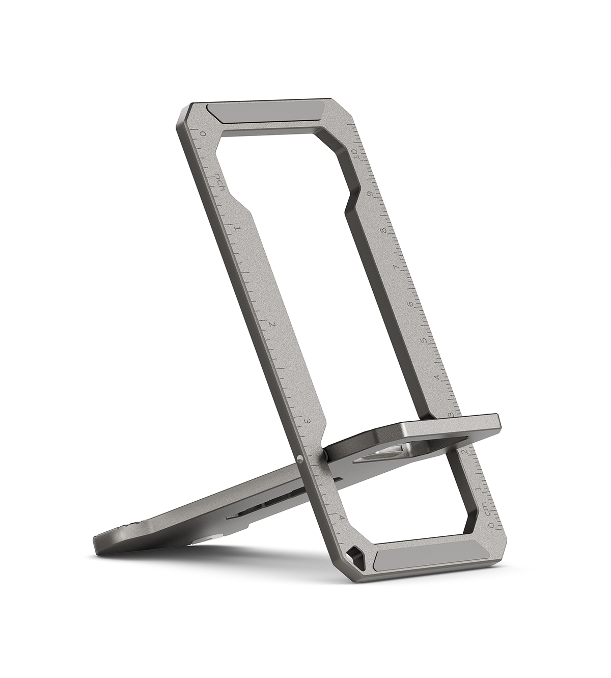KUXIU X101 Penyangga Telefon Aluminium Mudah Alih Serbaguna – Titanium