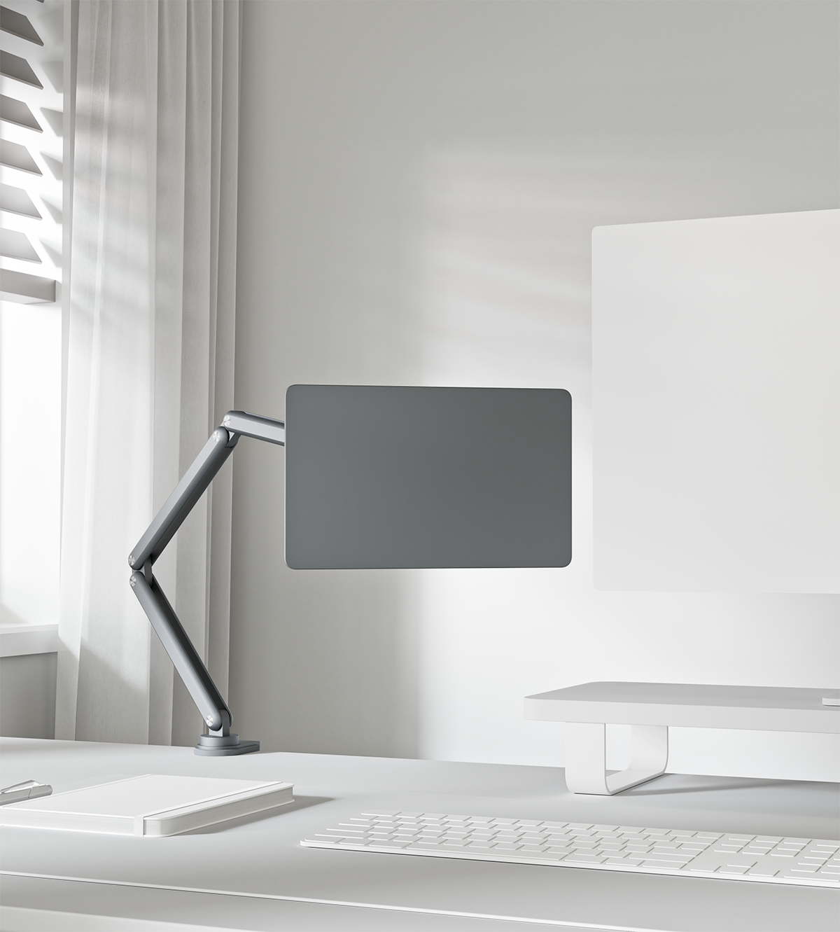 KUXIU X36 Supporto Magnetico Flessibile Pieghevole per iPad - Grigio Spaziale