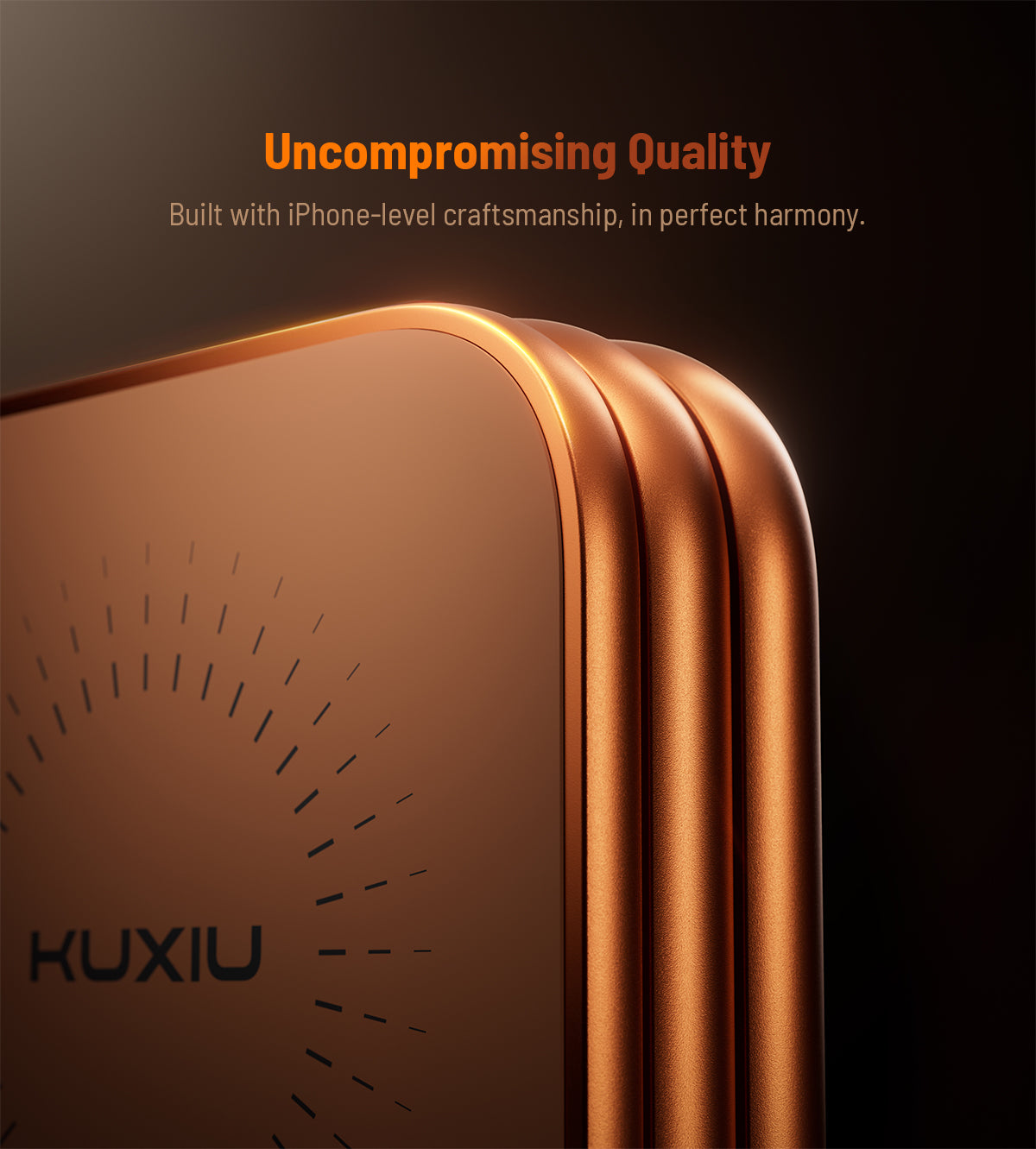 KUXIU X40 Turbo Qi2.2 인증 25W 3-in-1 MagSafe 접이식 무선 충전 스탠드 – 코스믹 오렌지